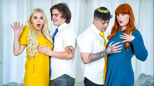 Watch 4k sex scene of sexy stepmoms swapping boys to teach manhood